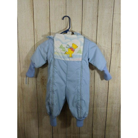 VTG 70s Winnie The Pooh Sears Roebuck Toddler Snow Suit (28.5-32" / 21-26lb) - Picture 1 of 8